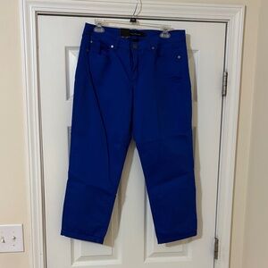 Calvin Klein Skinny Cropped Royal Blue Women's Pants size 12